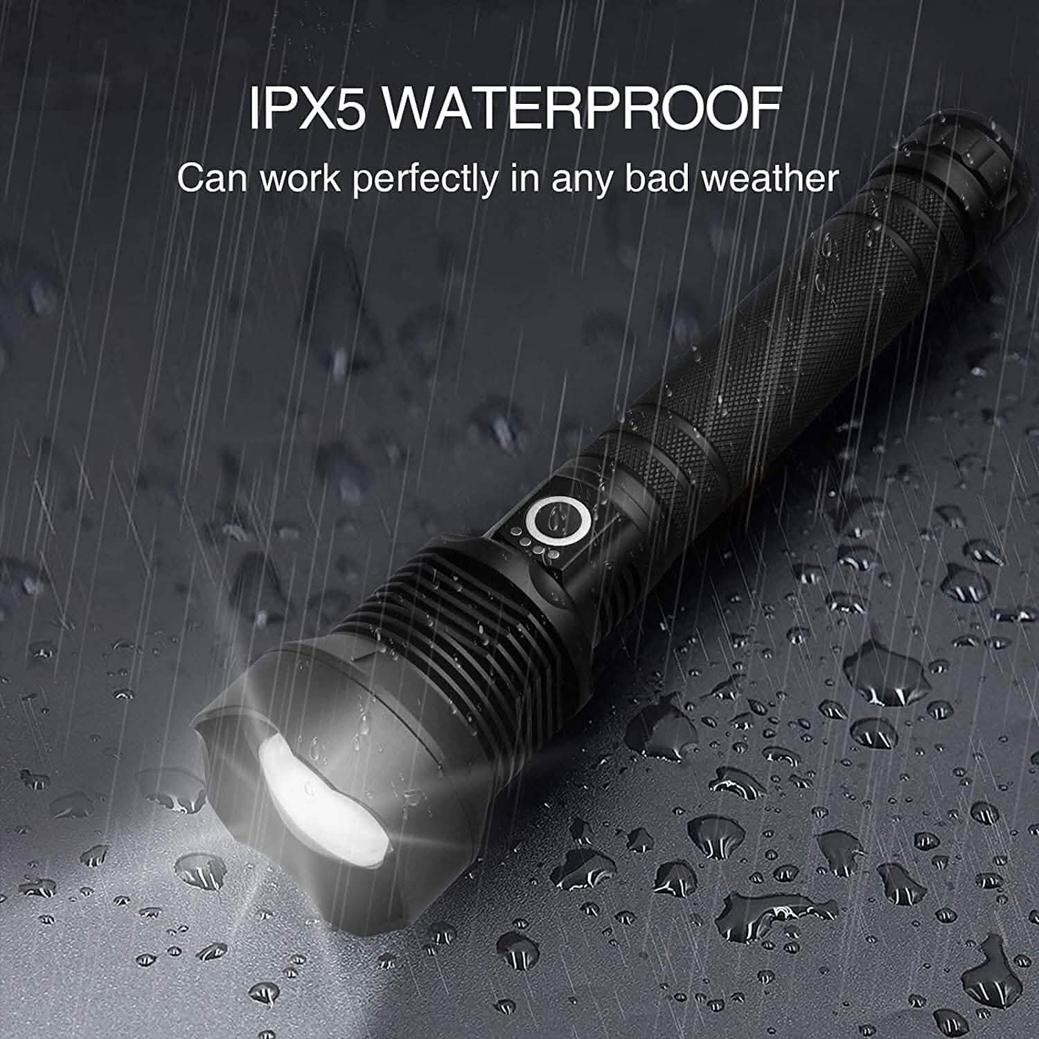 Rechargeable LED Flashlights 90000 Lumens Sports & Outdoors - DailySale