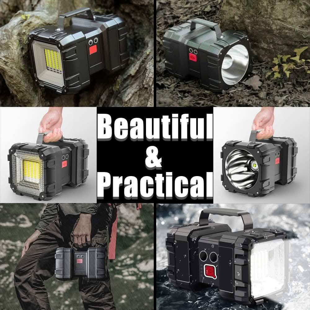 Rechargeable LED Spotlight Flashlight Sports & Outdoors - DailySale