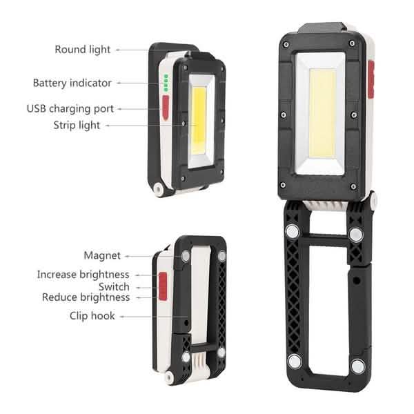 Rechargeable Magnetic Folding LED Outdoor Light Outdoor Lighting - DailySale