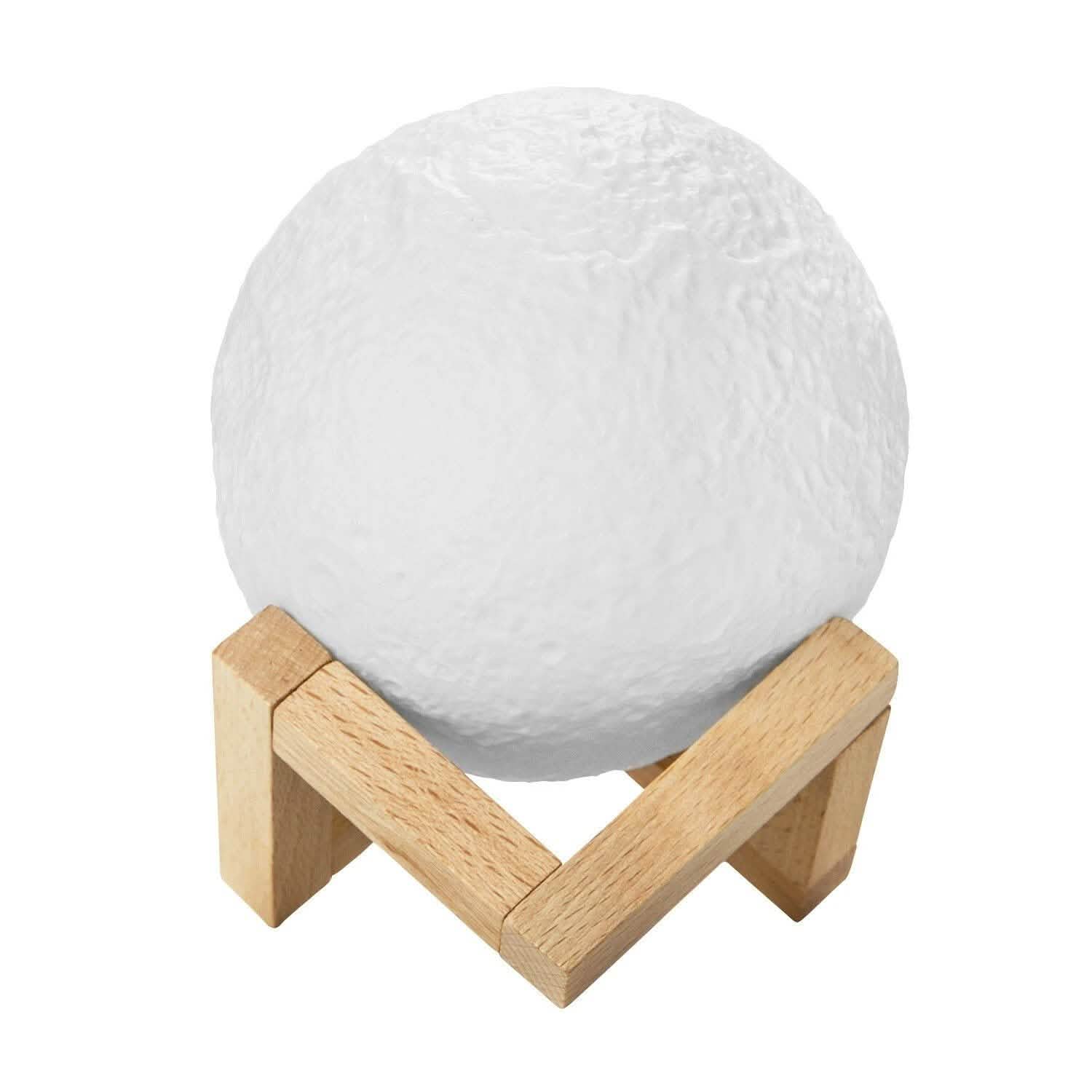 Rechargeable Moon Lamp Night Light Kids Dimmable LED Touch Changing Light Lighting & Decor - DailySale