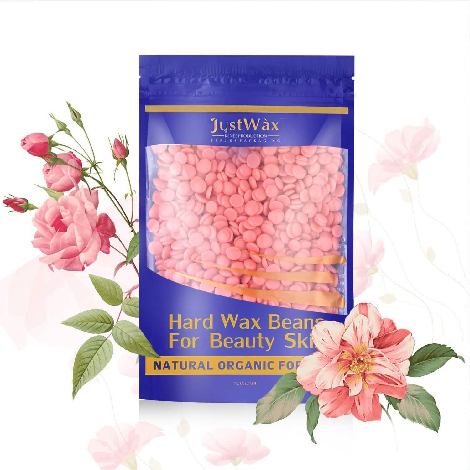 Red Hard Wax Beans Hair Removal Painless Warmer Waxing Beans Natural Pearl Beauty & Personal Care - DailySale