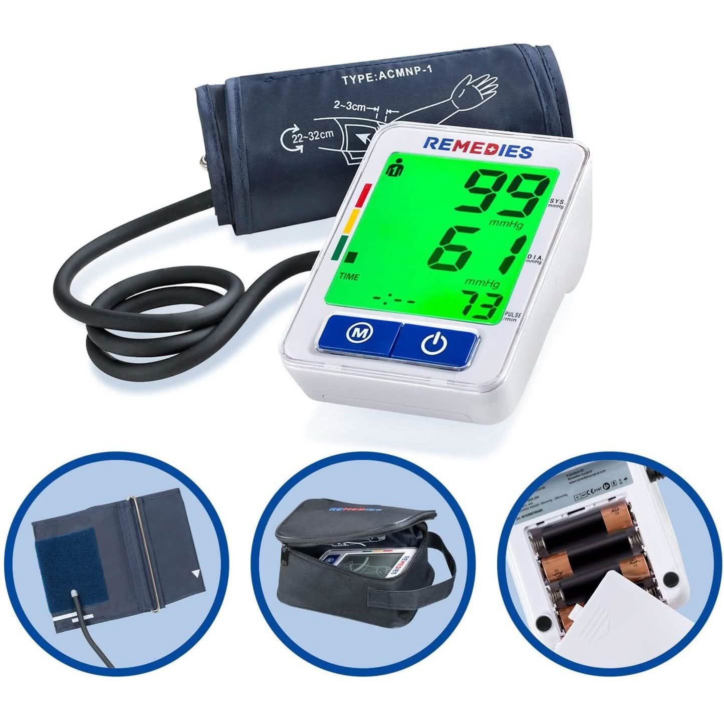 Remedies Automatic Blood Pressure Monitor Wellness - DailySale