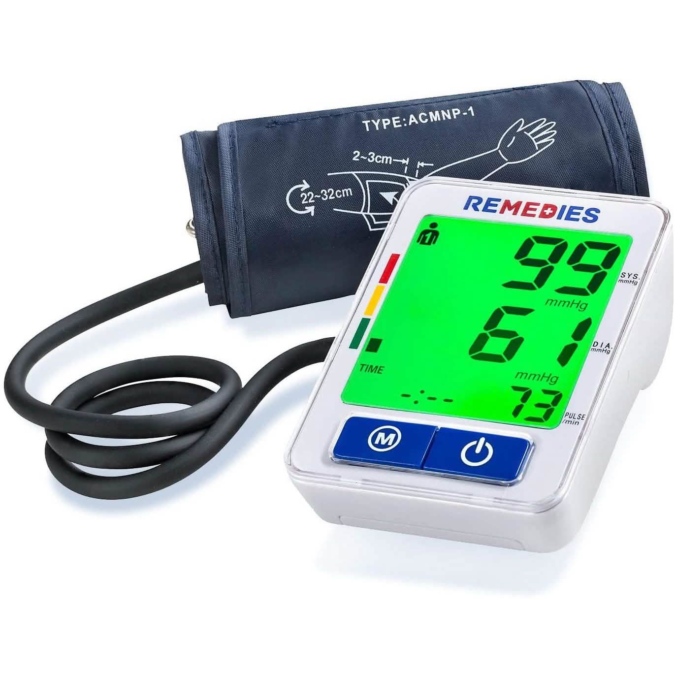 Remedies Automatic Blood Pressure Monitor Wellness - DailySale