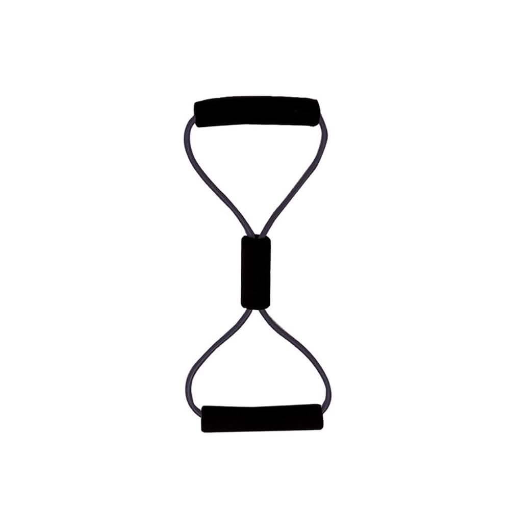 Resistance Band Tube Wellness & Fitness Black - DailySale