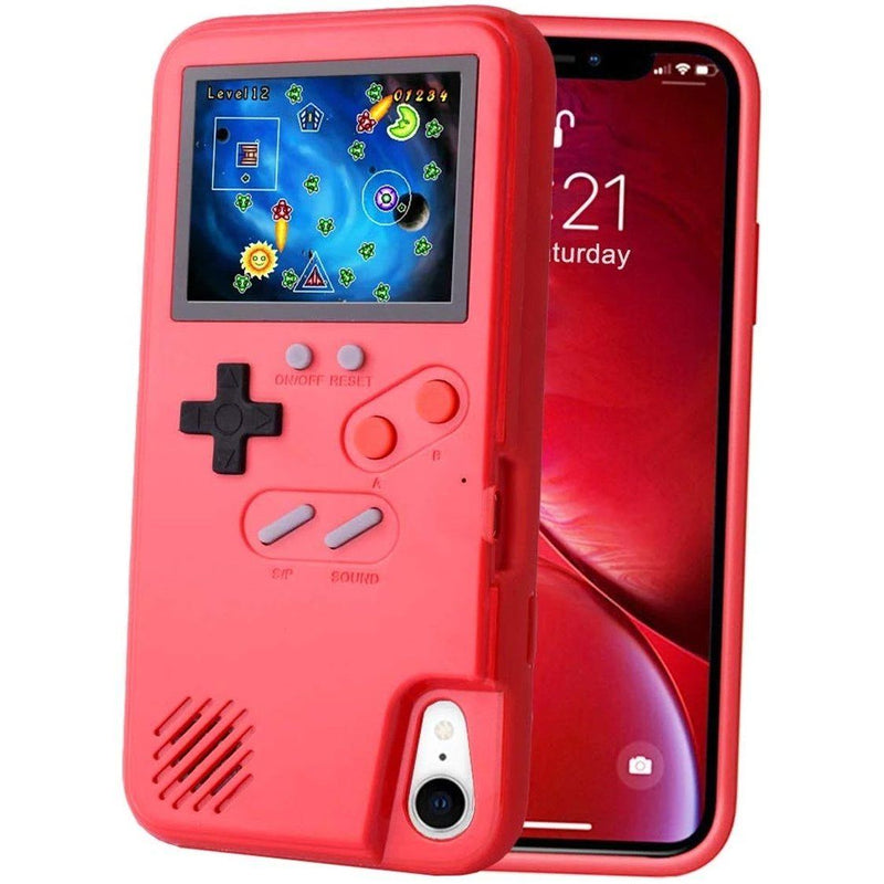 Retro Gaming Phone Case with 36 Games Built-In Toys & Games Red iPhone X/XS - DailySale