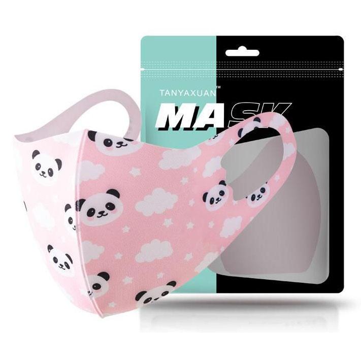 Reusable Fitted Face Mask for Kids Face Masks & PPE Pink Panda - DailySale