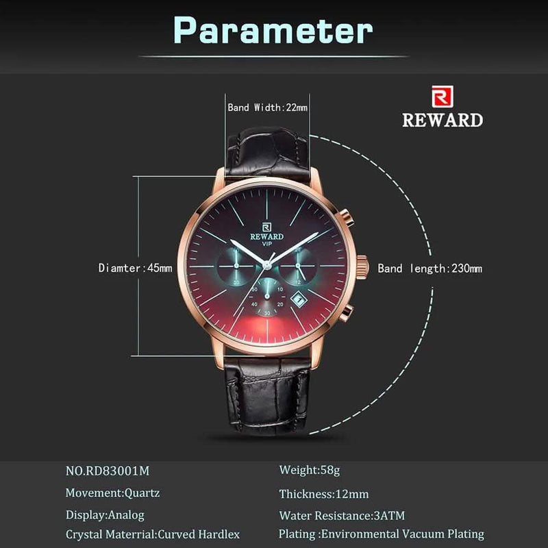REWARD Men Sport Watches Waterproof Outdoor Wristwatch Men's Accessories - DailySale