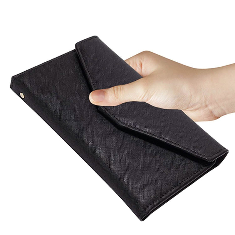RFID Blocking Travel Passport Organizer Holder Wallet With CDC Vaccination Card Slot Protector Bags & Travel - DailySale