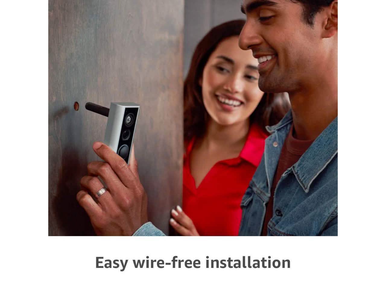 Ring Peephole Cam Video Doorbell Smart, Compact HD Video Wifi Doorbell Cameras & Drones - DailySale