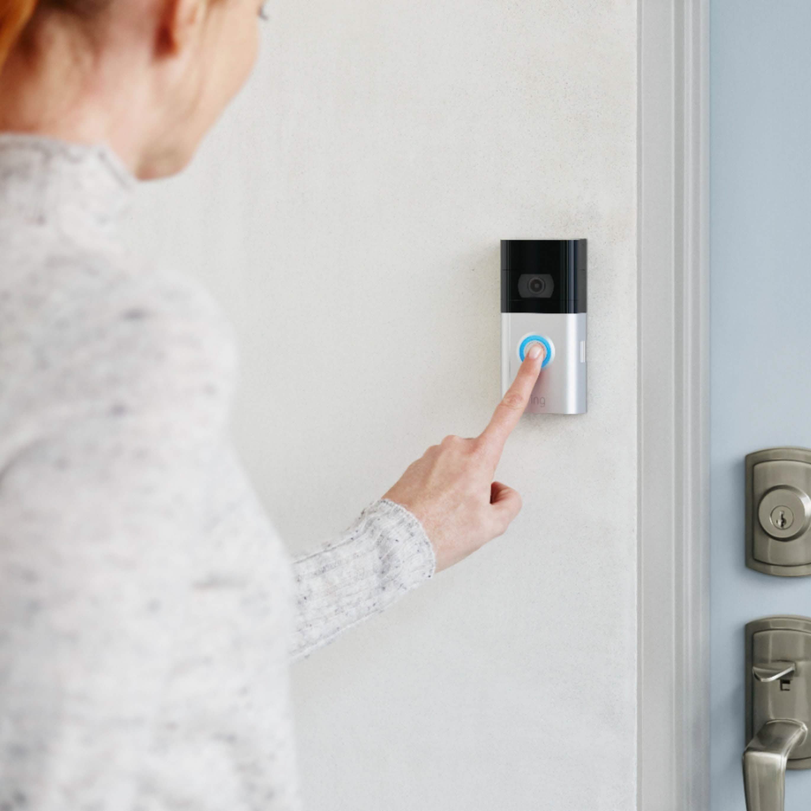 Ring - Video Doorbell 3 - Satin Nickel Cameras & Drones - DailySale