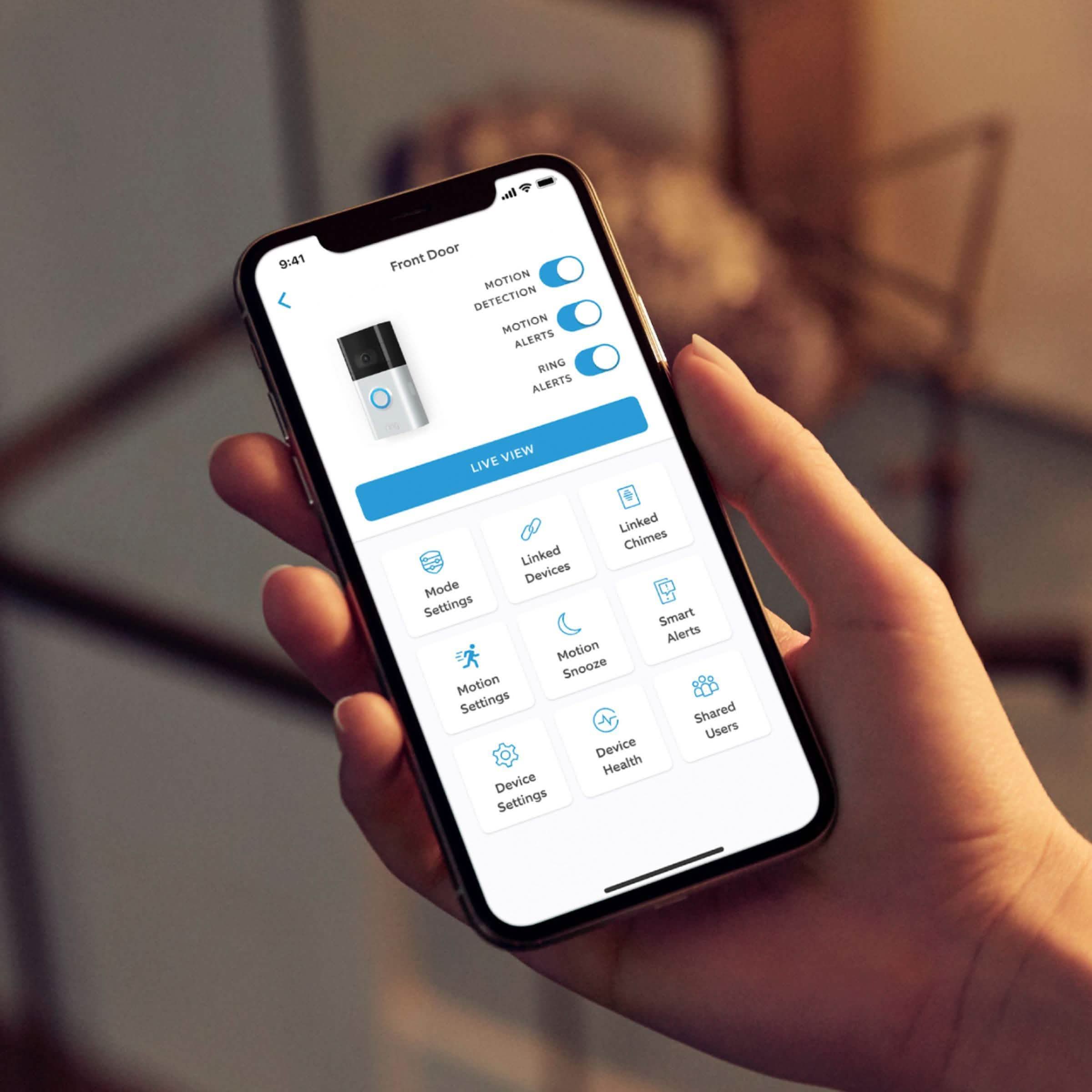 Ring - Video Doorbell 3 - Satin Nickel Cameras & Drones - DailySale