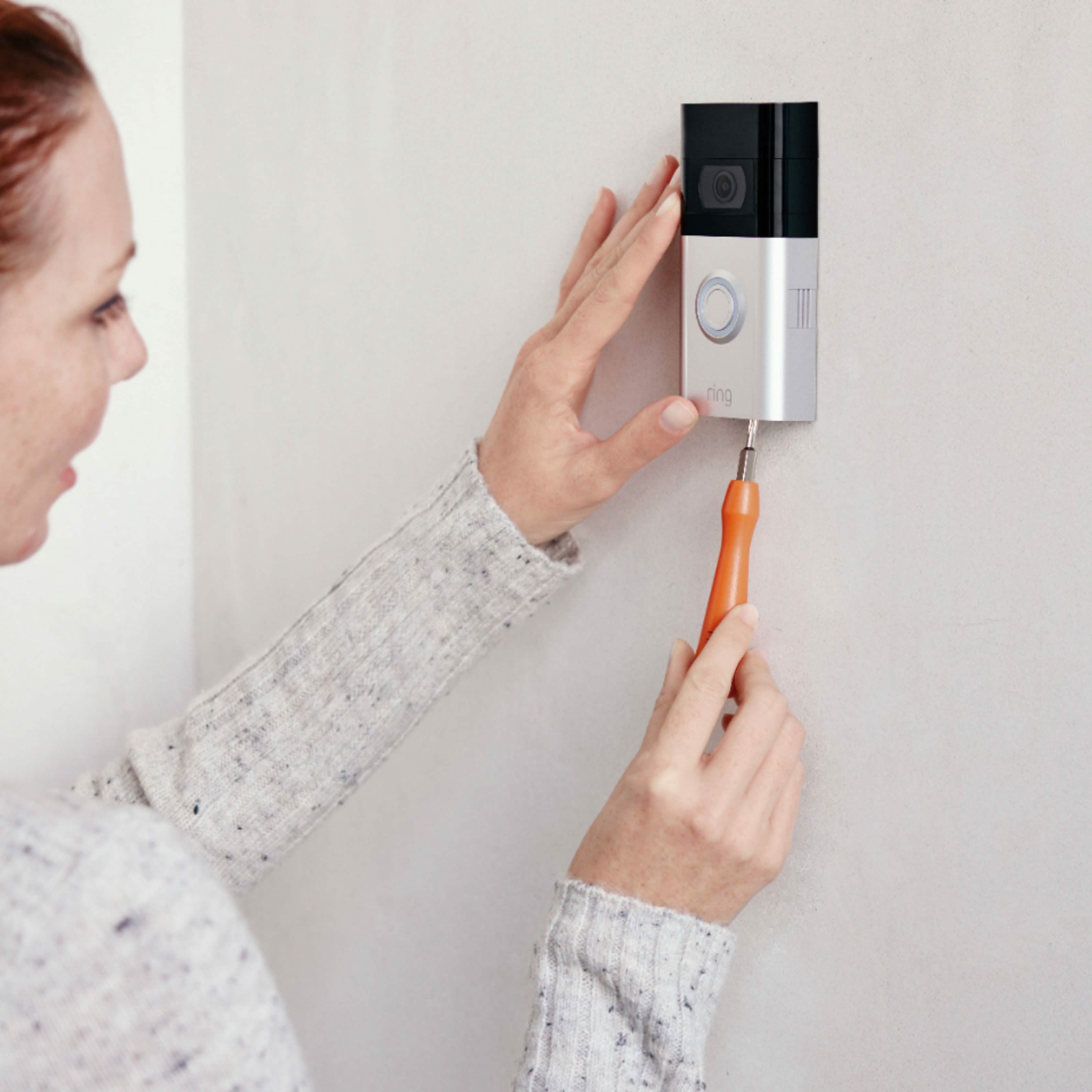 Ring - Video Doorbell 3 - Satin Nickel Cameras & Drones - DailySale