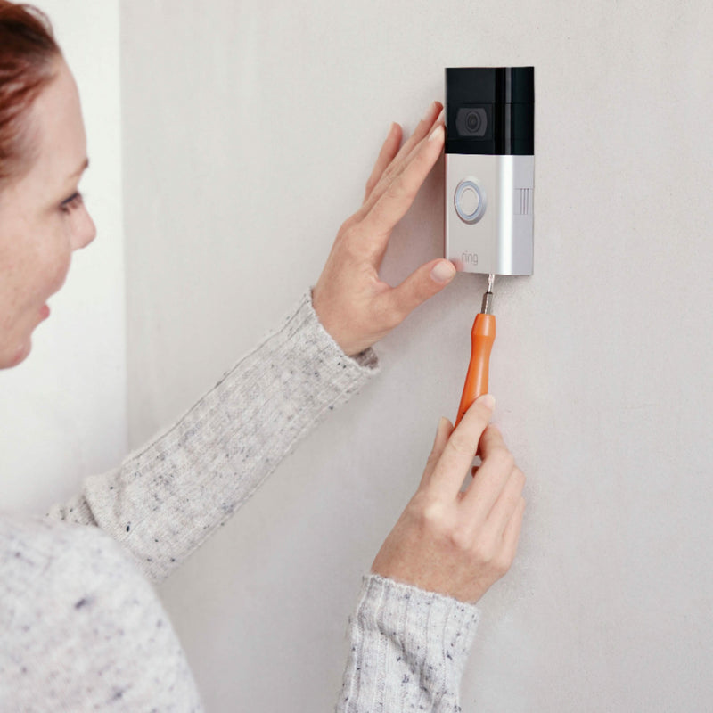 Ring - Video Doorbell 3 - Satin Nickel Cameras & Drones - DailySale