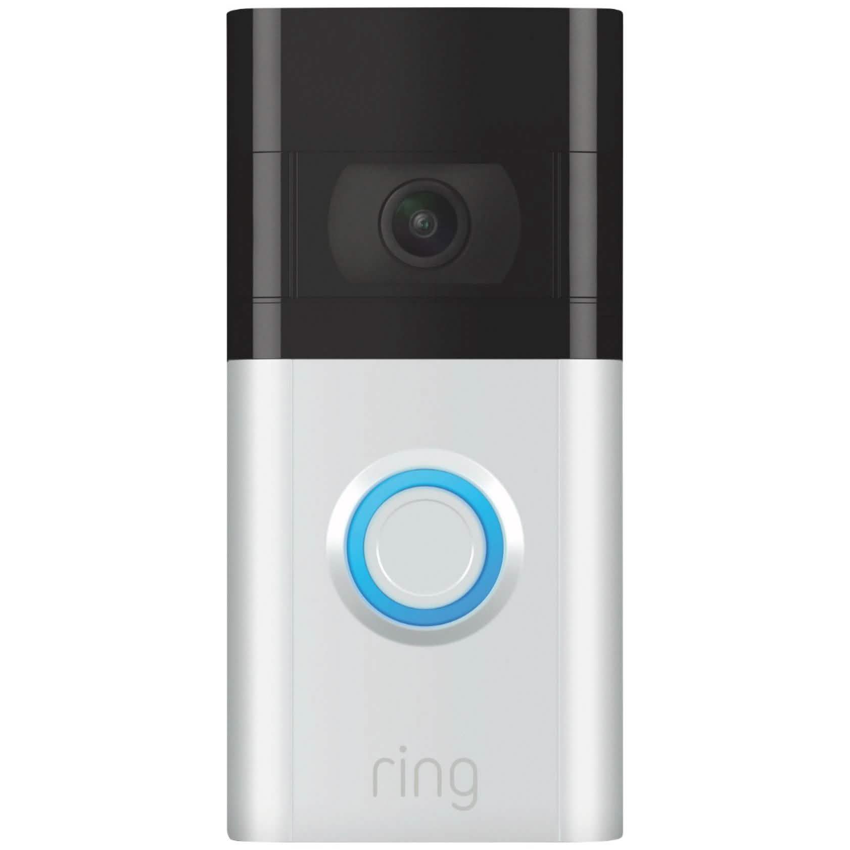 Ring - Video Doorbell 3 - Satin Nickel Cameras & Drones - DailySale