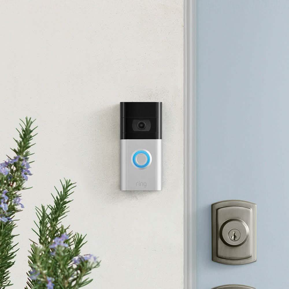 Ring - Video Doorbell 3 - Satin Nickel Cameras & Drones - DailySale