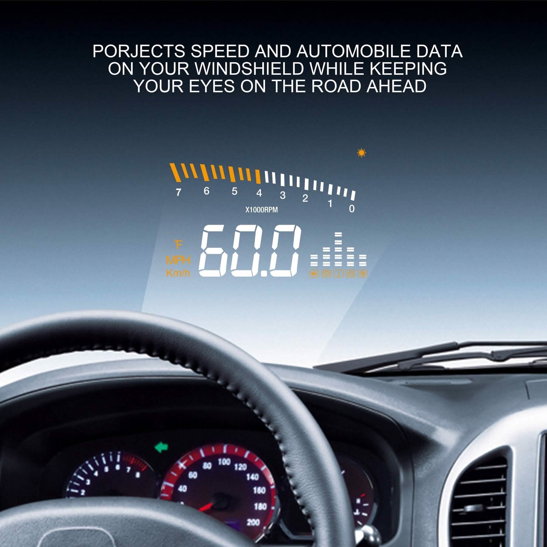 RoadProof® 3.5-Inch Heads-up Display Automotive - DailySale