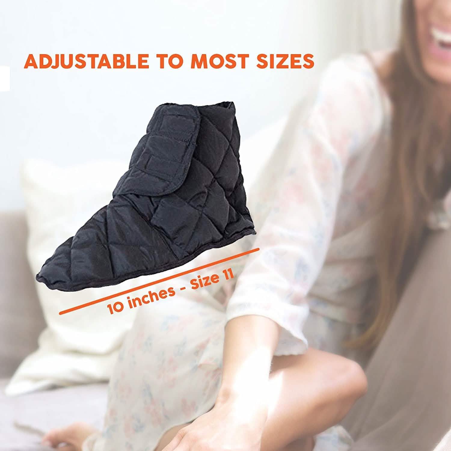 Roscos Comforts Foot Furnace Genuine Luxury Extra-Warm Bed Slippers Bedding - DailySale