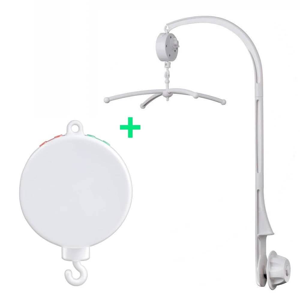 Rotary Baby Cot Mobile Crib Bed Toy Infant Bell Hanging Stand Arm Bracket Baby - DailySale