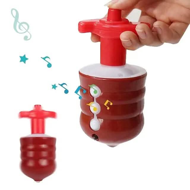 Rotating Gyro with Sound And LED Light Music Spinning Toys & Games - DailySale
