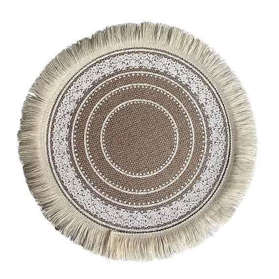 Round Mandala Placemats Wine & Dining A - DailySale