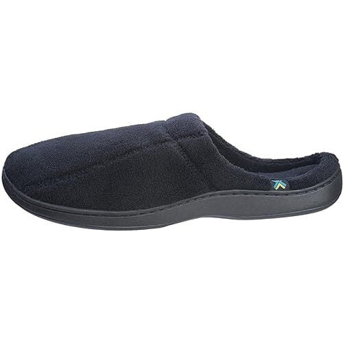 Roxoni Men's Slippers Terry Slip On Clog Comfort House Slipper Indoor/Outdoor Men's Shoes & Accessories Black 7-8 - DailySale