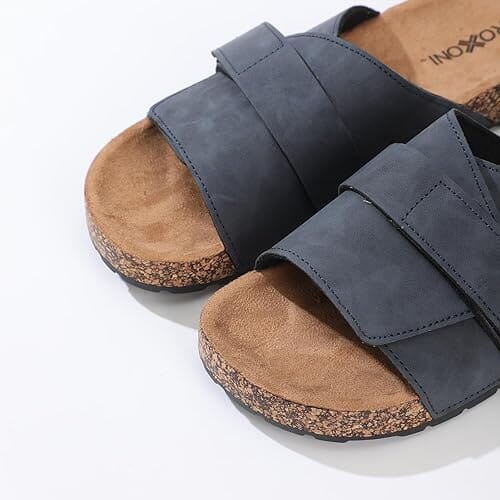 Roxoni Stylish Flat Sandals for Men - Adjustable Strap Men's Shoes & Accessories - DailySale