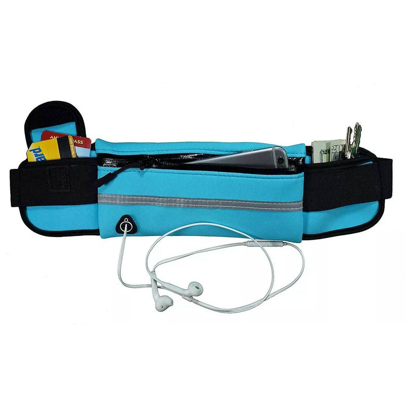 Running Bum Bag Fanny Pack Travel Waist Money Belt Zip Hiking Pouch Wallet Sports & Outdoors - DailySale