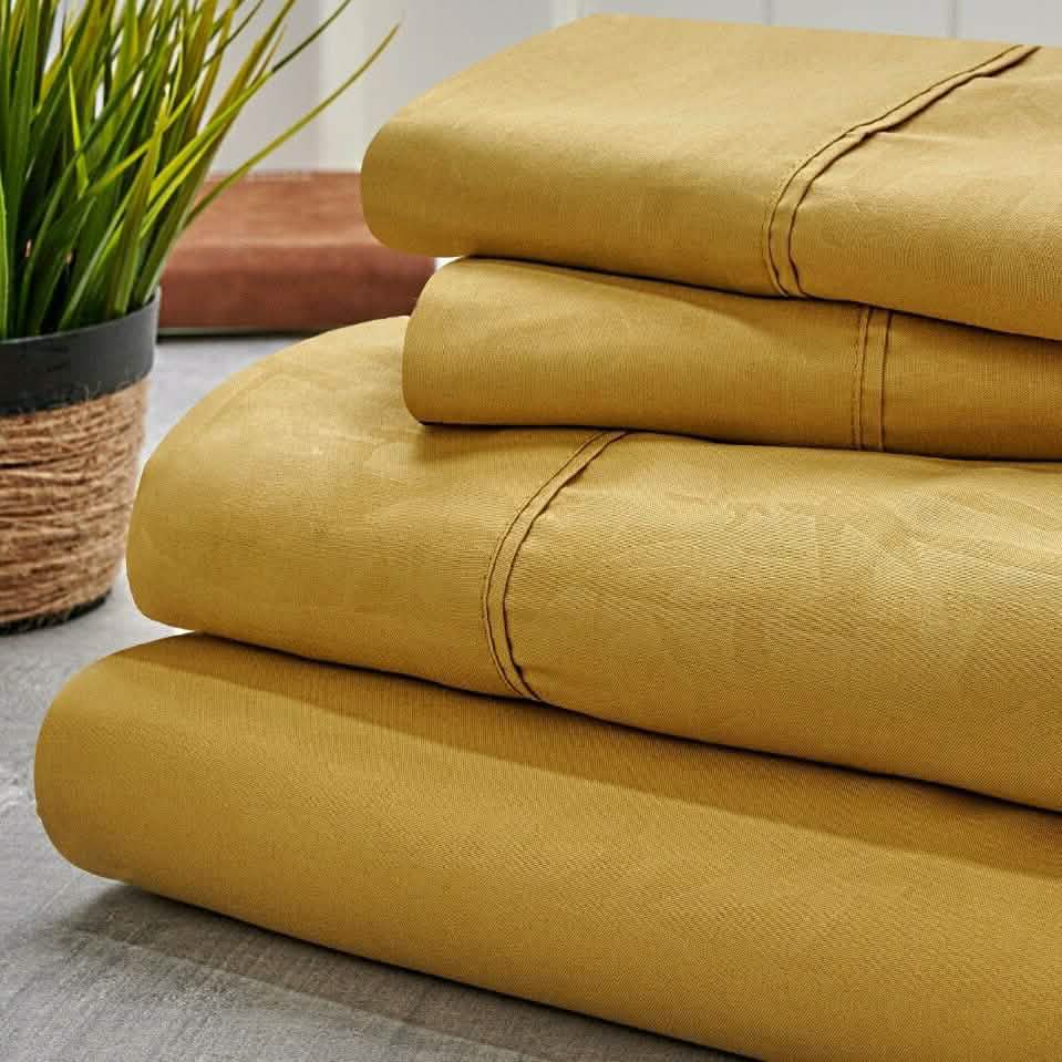 4-Piece Set: Bamboo 1800 Count Embossed Design - DailySale, Inc