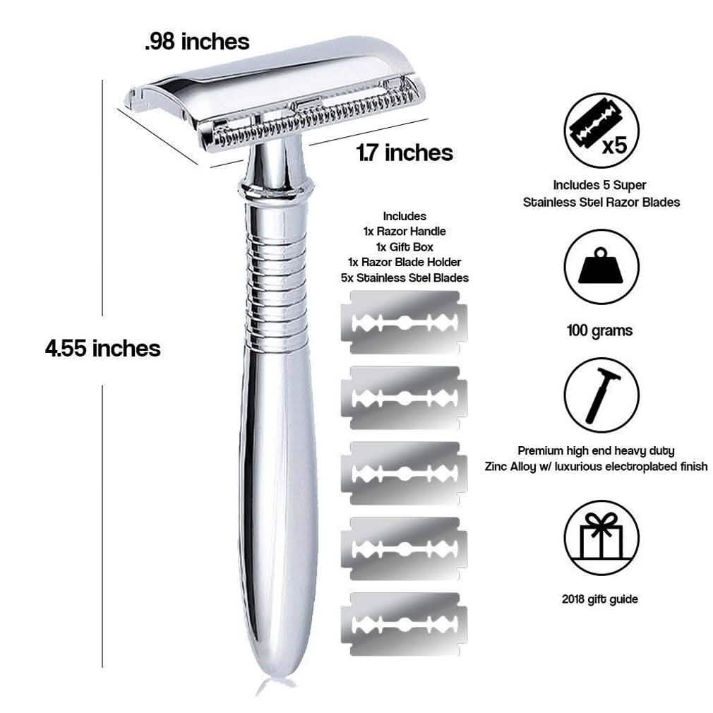 Safety Razor Double Edge Oyzmandias Razor Handle Beauty & Personal Care - DailySale