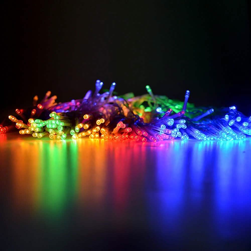 Safety Voltage Operated 300 LED Curtains Light Outdoor Lighting - DailySale