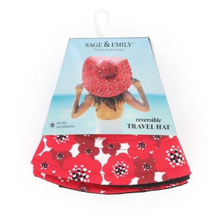 Sage & Emily Reversible SPF 50+ Travel Hat Women's Apparel Pop - DailySale