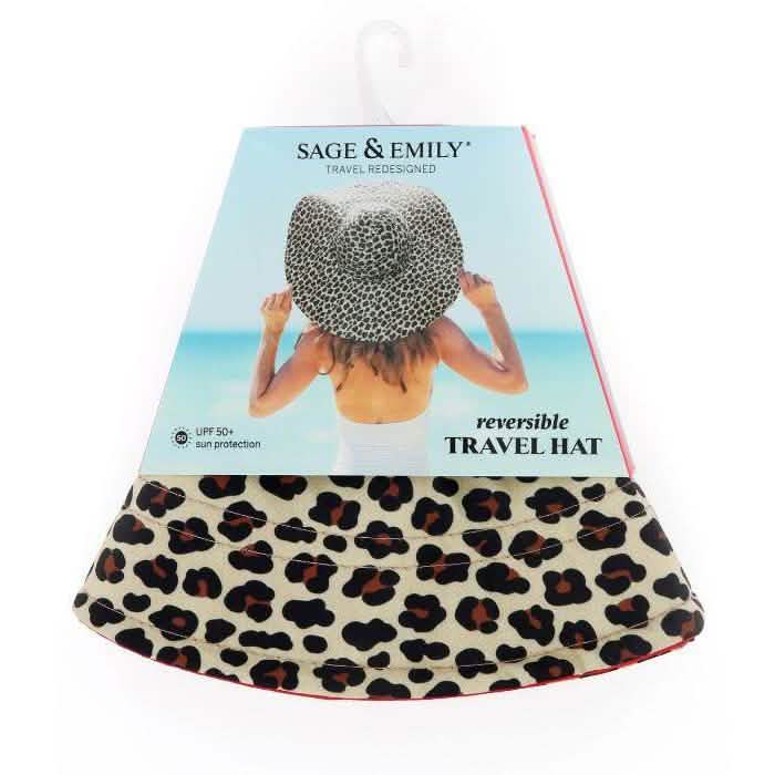 Sage & Emily Reversible SPF 50+ Travel Hat Women's Apparel Wild - DailySale