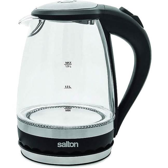 Salton Cordless Electric Glass Kettle Kitchen Appliances - DailySale