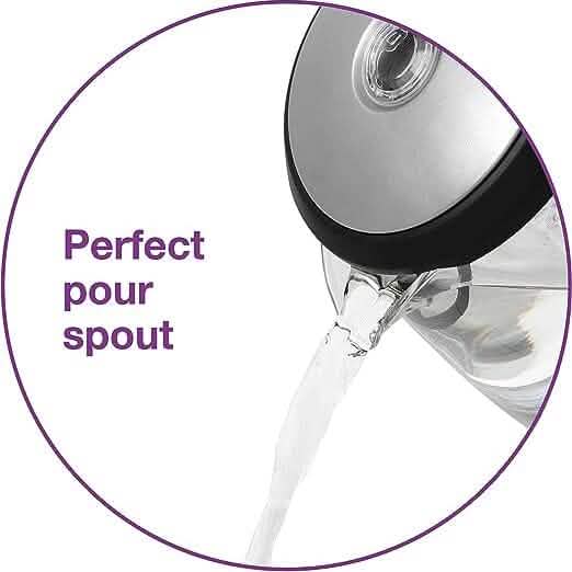 Salton Cordless Electric Glass Kettle Kitchen Appliances - DailySale