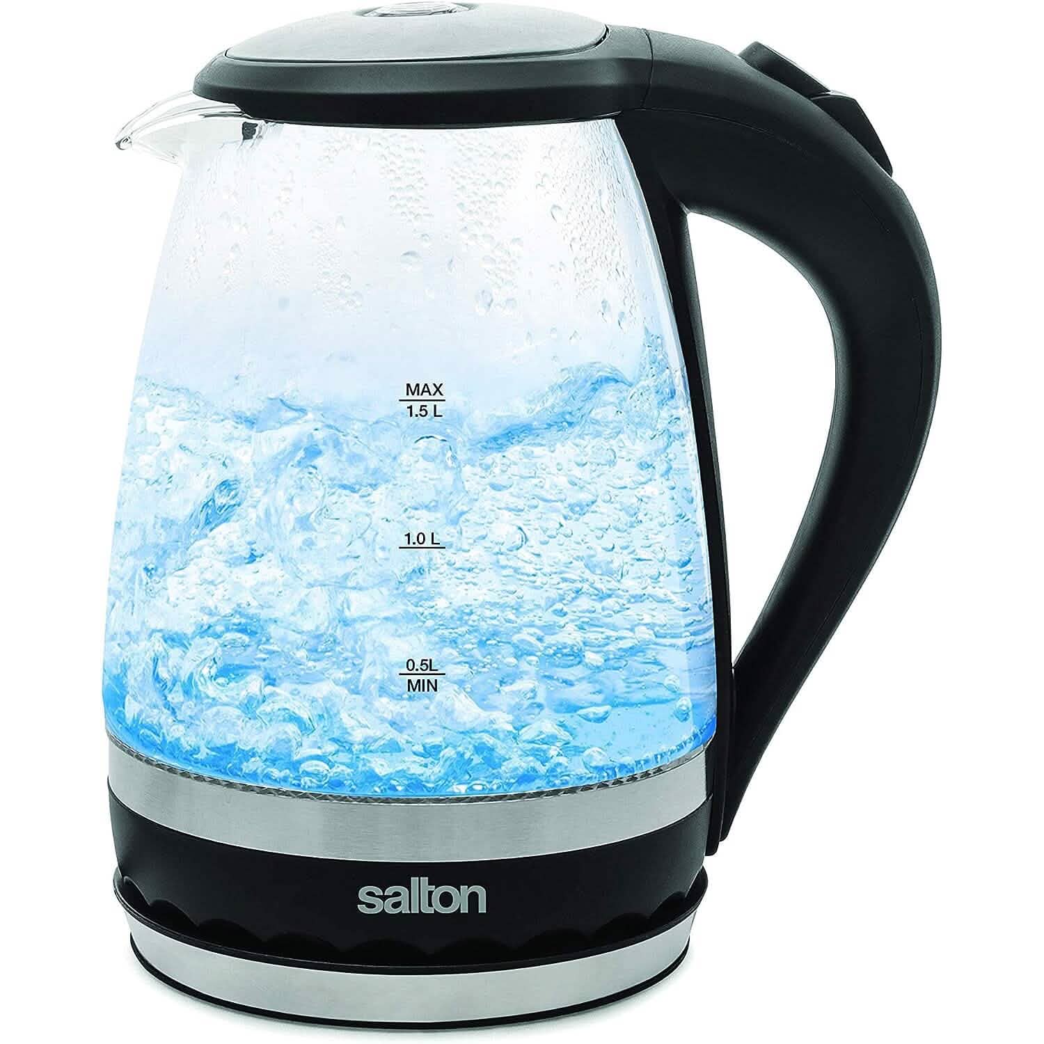 Salton Cordless Electric Glass Kettle Kitchen Appliances - DailySale