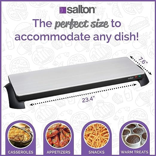 Salton Cordless Hotray® Warming Tray Kitchen Appliances - DailySale