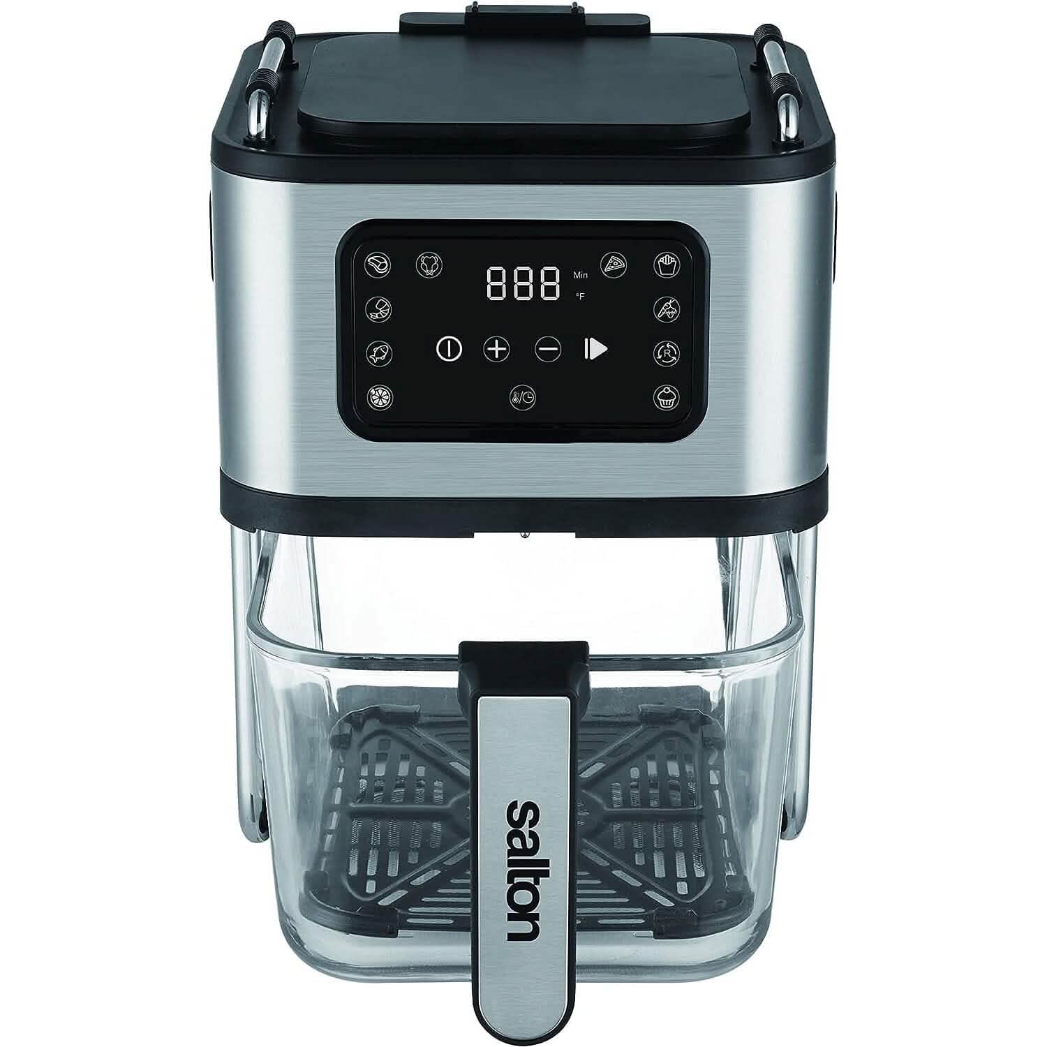 Salton Flip and Cook 3-in-1 Air Fryer, Grill & Dehydrator Kitchen Appliances - DailySale