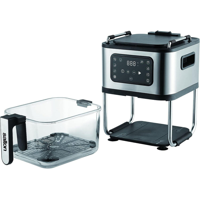 Salton Flip and Cook 3-in-1 Air Fryer, Grill & Dehydrator Kitchen Appliances - DailySale