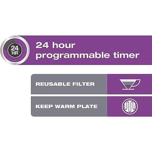 Salton Jumbo Java Coffee Maker 14 Cup Kitchen Appliances - DailySale