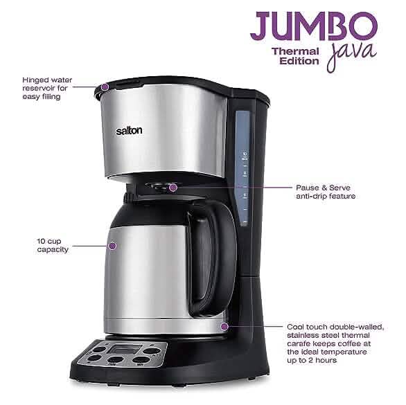 Salton Jumbo Java Coffee Maker - Thermal Kitchen Appliances - DailySale