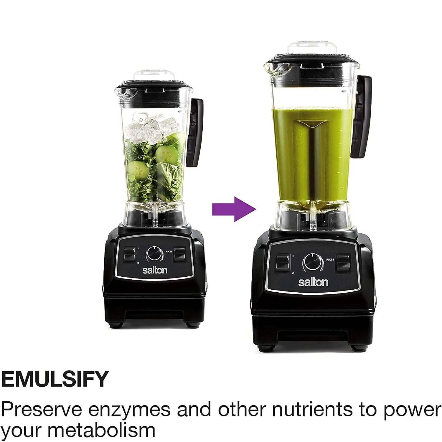 Salton Power Blender 2.0 L/Qt Kitchen Appliances - DailySale
