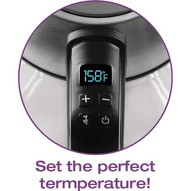 Salton Temperature Control Kettle & Tea Steeper 1.7 L/Qt Kitchen Appliances - DailySale