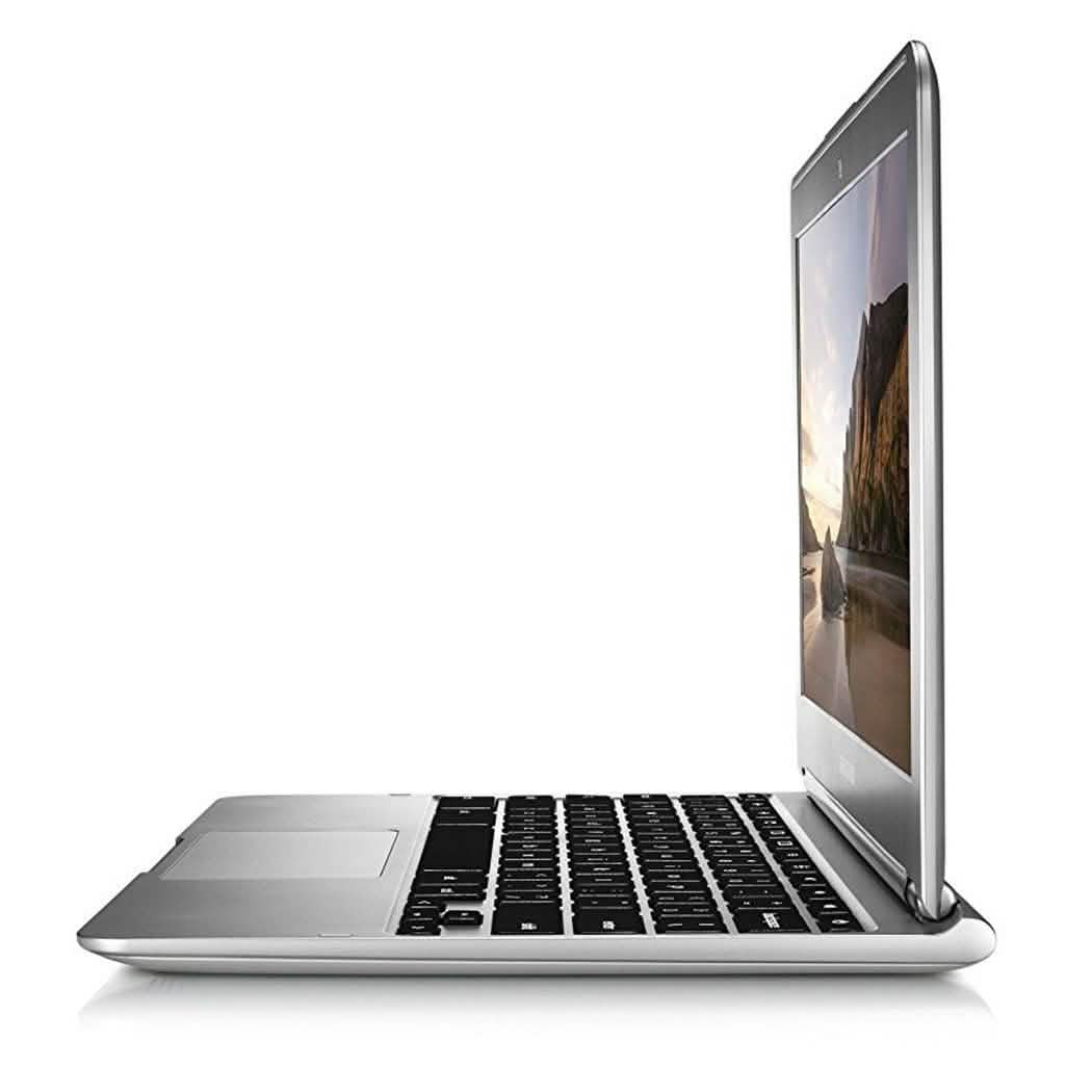 Left view of Samsung Chromebook (Refurbished), available at Dailysale