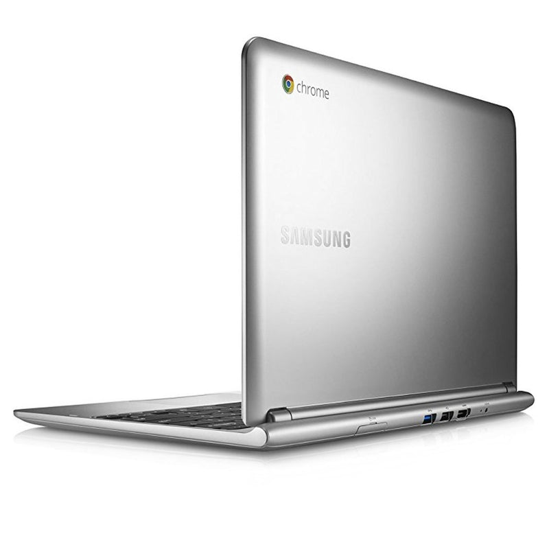 3/4 back view of Samsung Chromebook (Refurbished), available at Dailysale
