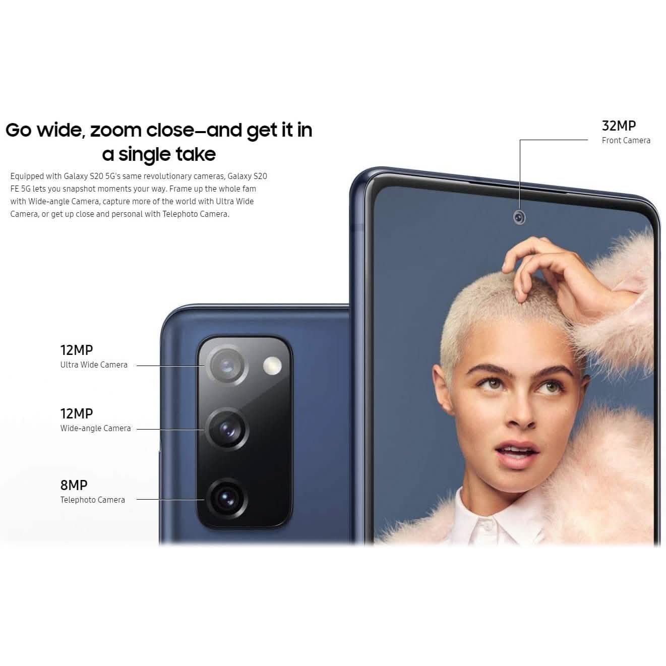 Samsung Galaxy S20 FE 5G - Fully Unlocked (Refurbished) Cell Phones - DailySale