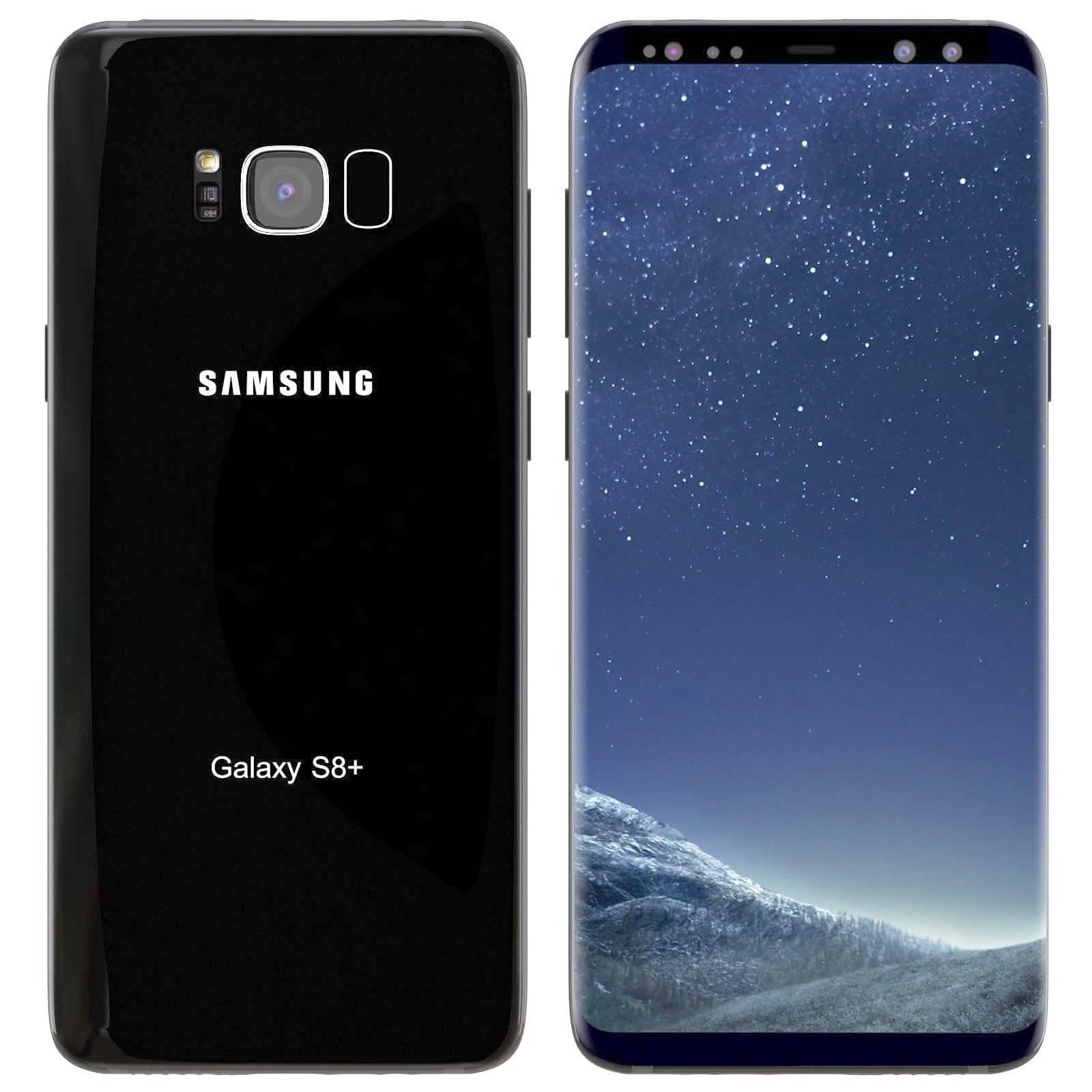 Samsung Galaxy S8+ Fully Unlocked 64GB Cell Phones Black - DailySale