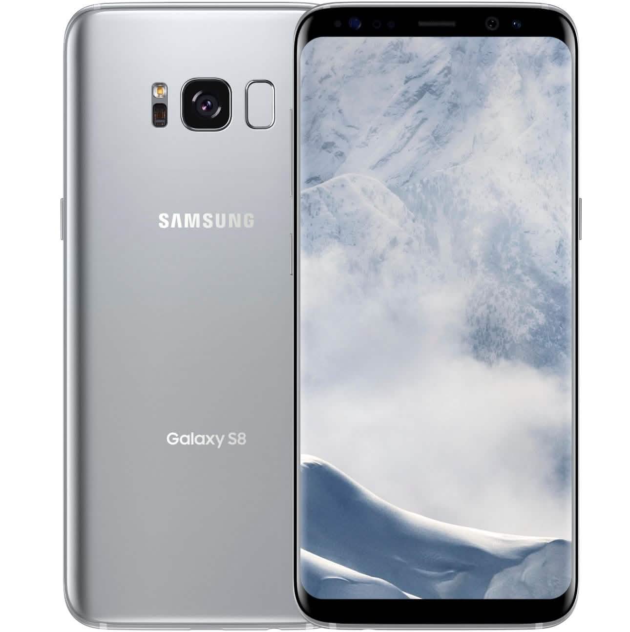 Samsung Galaxy S8 or S8+ Fully Unlocked 64GB Cell Phones Galaxy S8+ Silver - DailySale