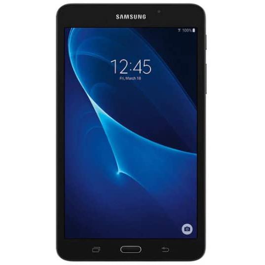 Front view of Samsung Galaxy Tab A 7-Inch Tablet (Refurbished), available at Dailysale