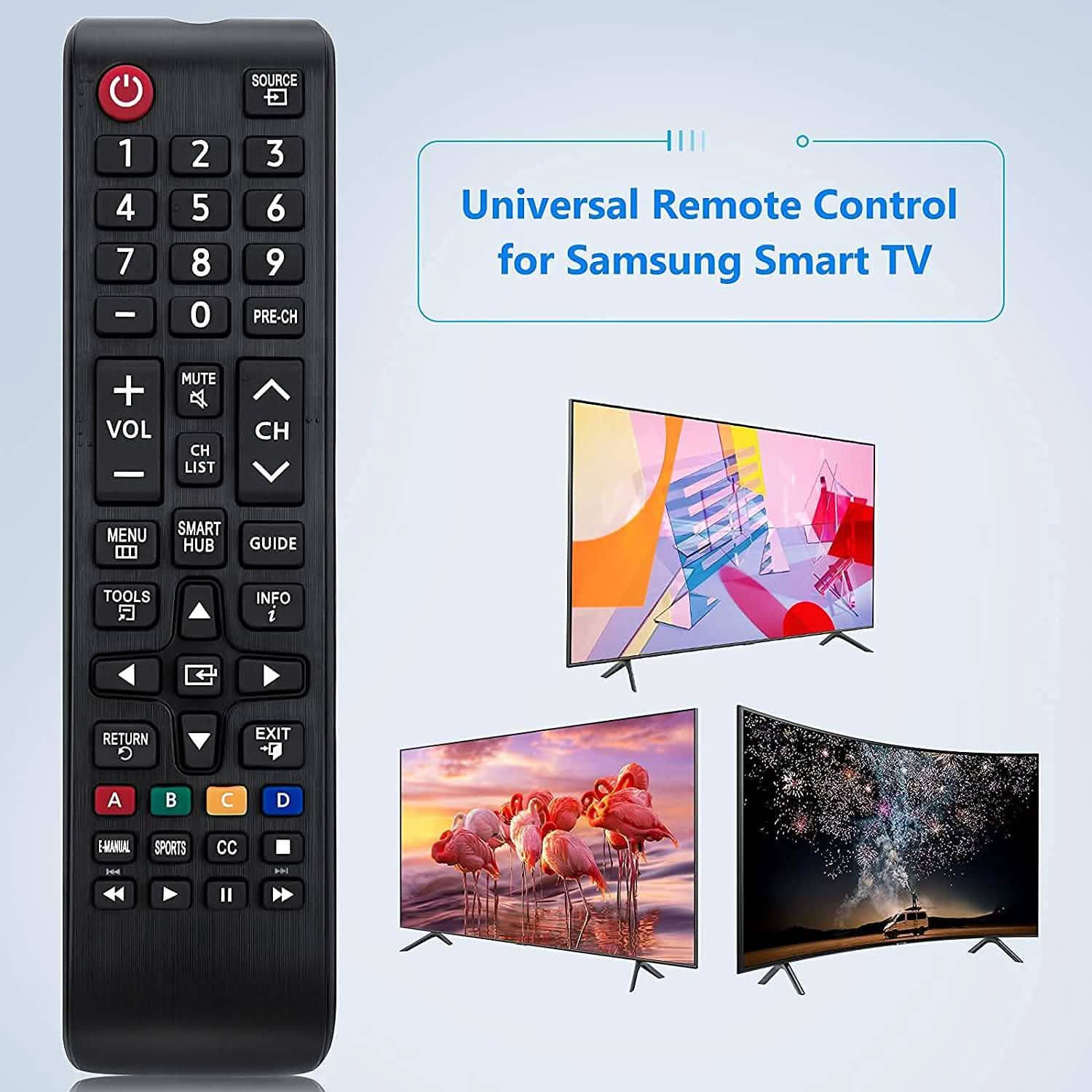 Samsung-TV-Remote for All Samsung LCD LED HDTV 3D Smart TVs Models TV & Video - DailySale