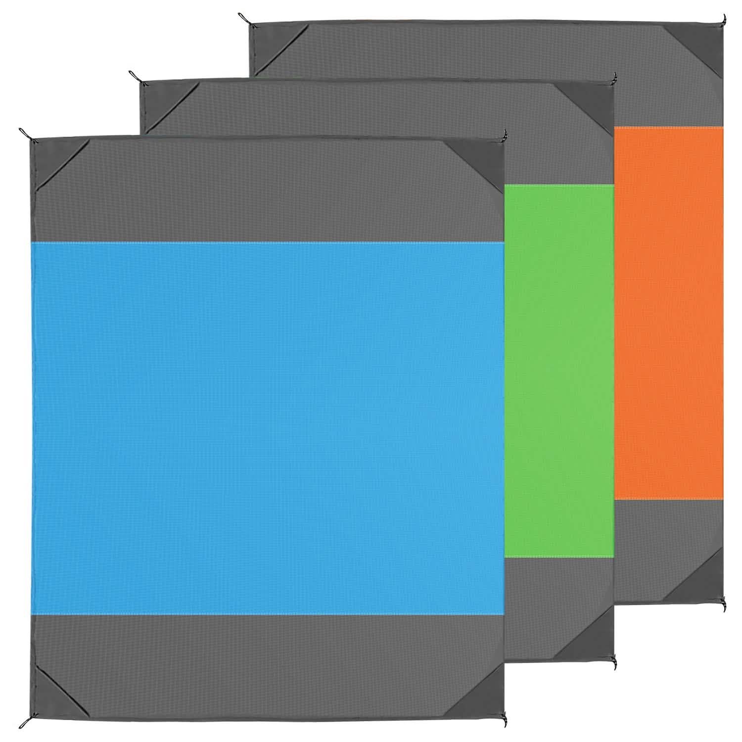 Sand Proof Picnic Blanket with 4 Anchors Sports & Outdoors - DailySale